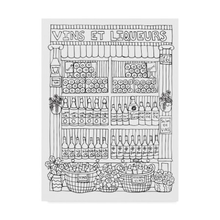 Trademark Fine Art Jessica Putnam 'Vins Et Liqueurs' Canvas Art, 35x47 ALI36995-C3547GG